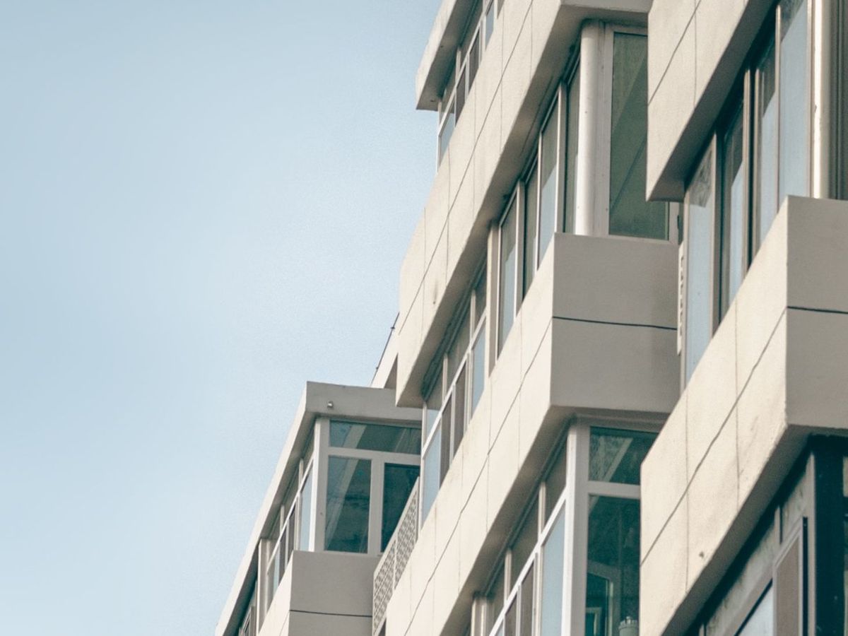 Fassade einer Wohnanlage einer Eigentümergemeinschaft in Bruchsal